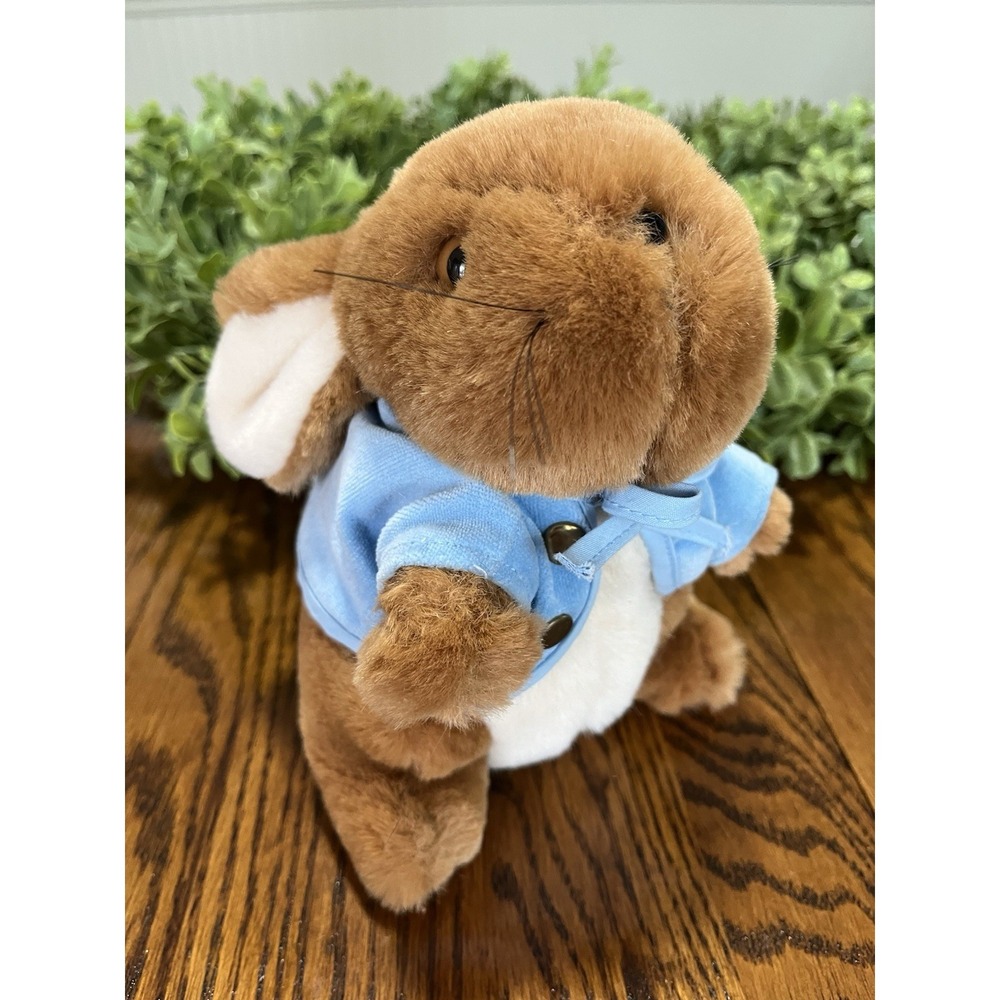 Vintage Peter Rabbit Eden 7" Bunny Beatrix Potter Plush Stuffed Animal Easter
